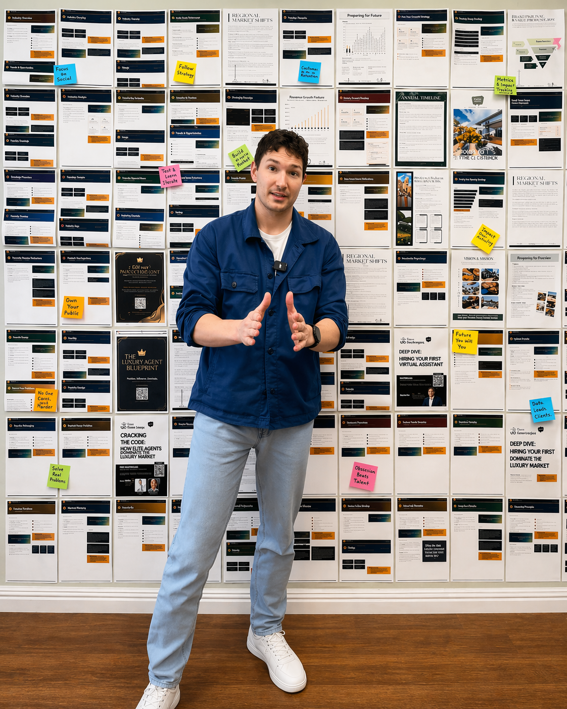 Devin Tryan with his team